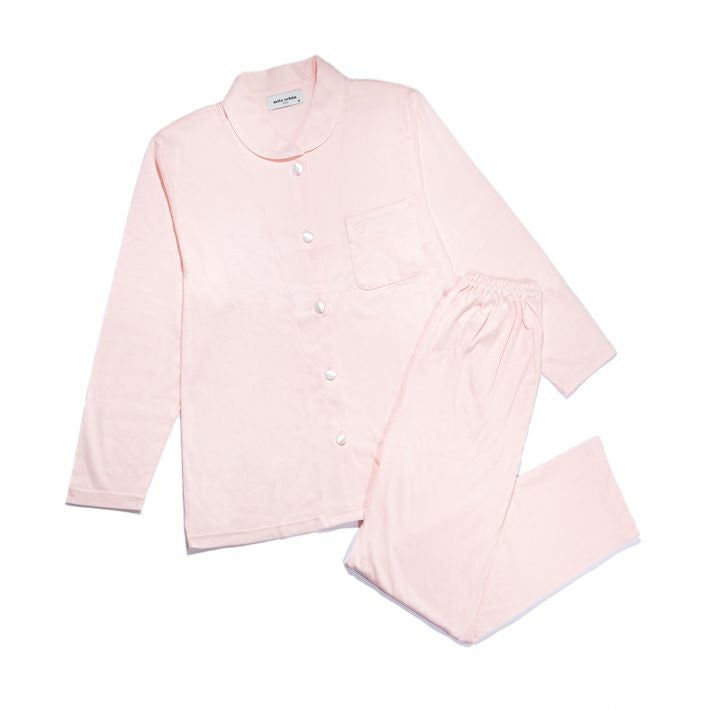 mila schon】 海島綿 60スムース 無地 レディース パジャマ 日本製