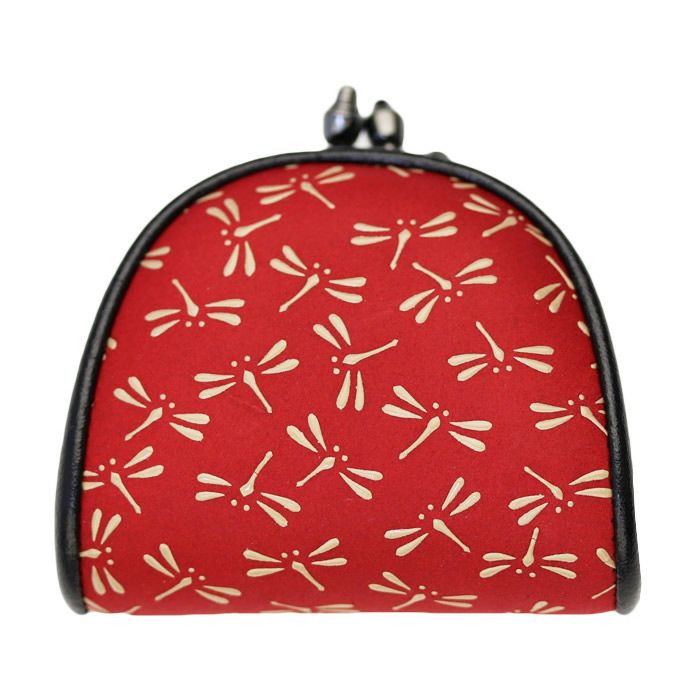 印伝 印傳屋 上原勇七 (INDEN-YA) 本革 合切袋 ( 巾着 信玄袋 ) 型番