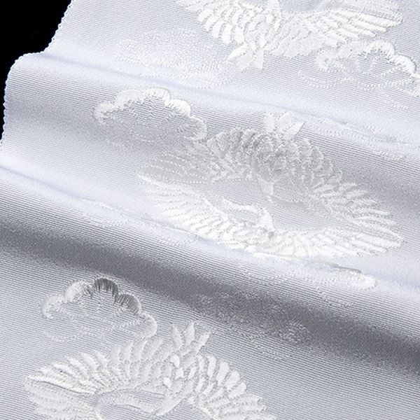 正絹半衿 向かい鶴 刺繍半衿 | さんび公式オンラインショップ