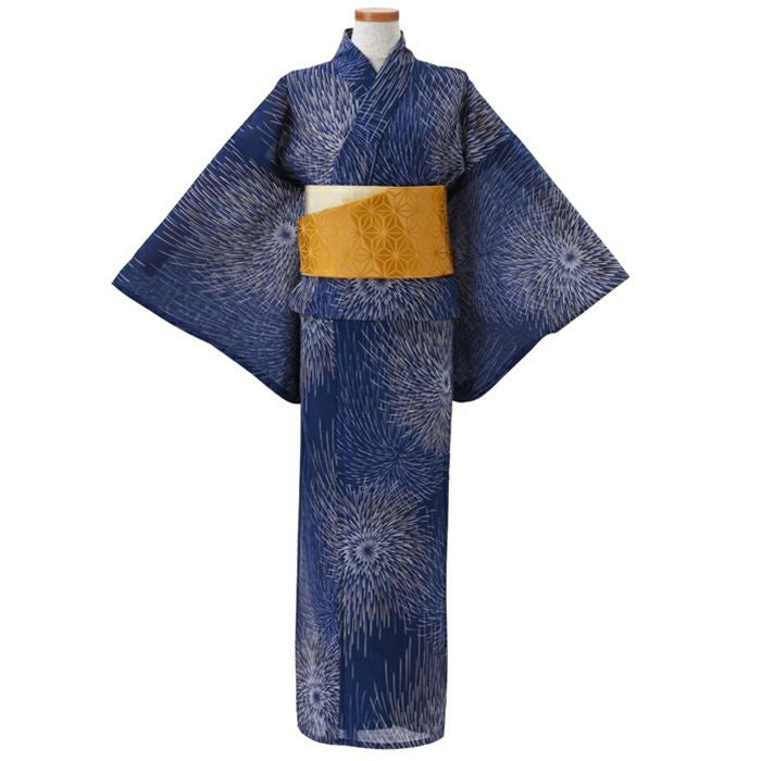 kifkif×古今 浴衣 百合 （柑子色） 仕立て上がり 日本製 | arakawa