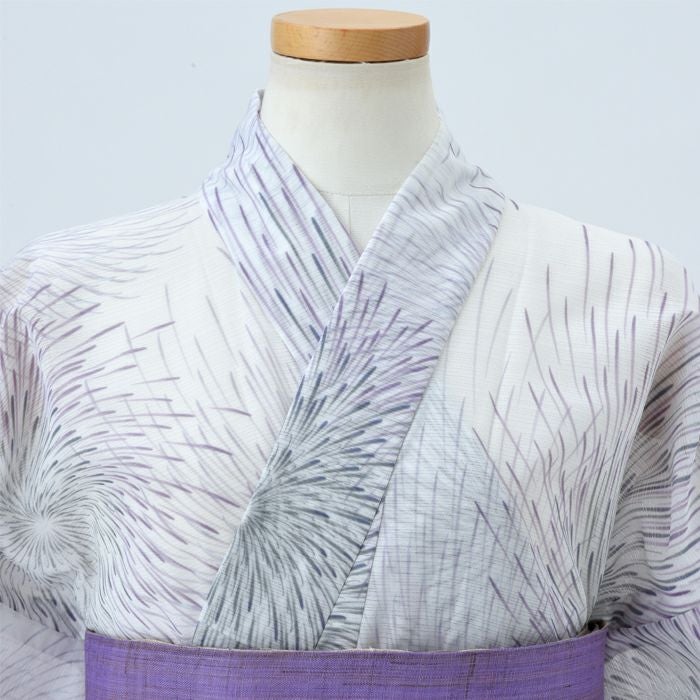 浴衣 / 古今 ～花火～ / ホワイト(花火大会 夏 ゆかた yukata 粋 京都