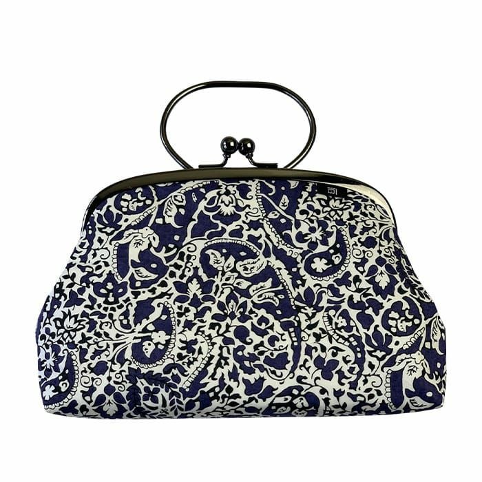 5.5寸リング付きポーチ ザンジーサンビーム 黄 Liberty がまぐち マチ
