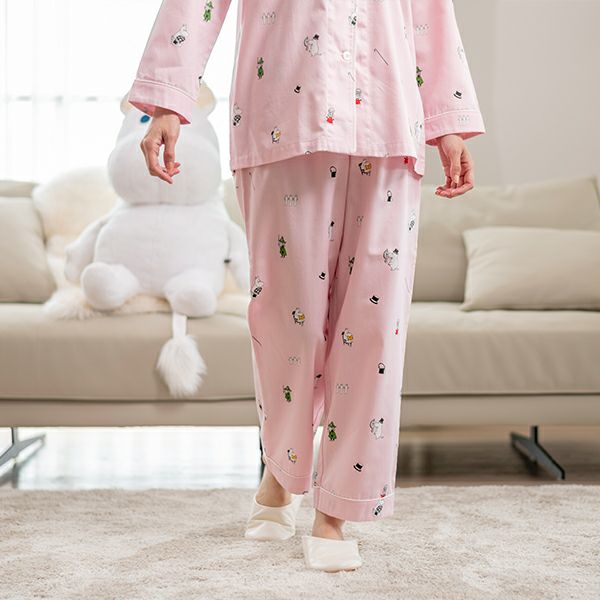 MOOMIN ムーミン】×【Amour アムール】サテン プリント レディース