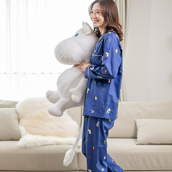MOOMIN ムーミン】×【Amour アムール】サテン プリント レディース