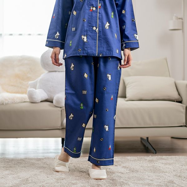 MOOMIN ムーミン】×【Amour アムール】サテン プリント レディース