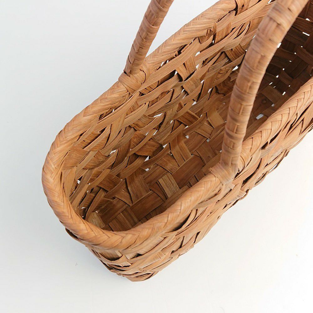 山葡萄かごバッグ K3808B 巾着袋付き 山ぶどう やまぶどう 手作り さん