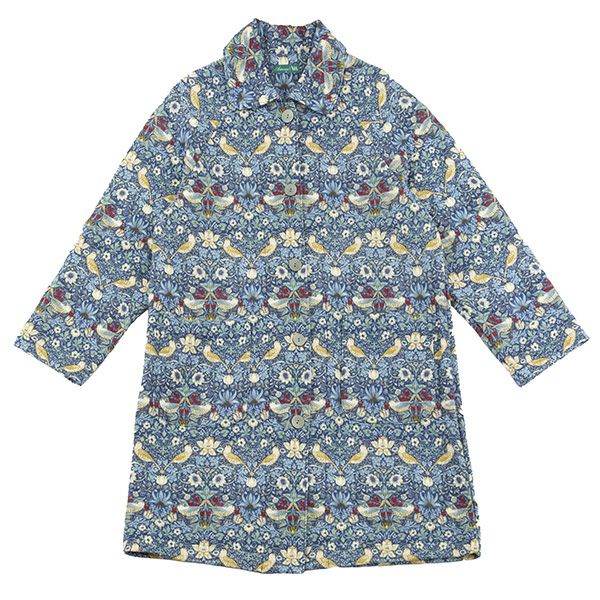 ウィリアム・モリス「いちご泥棒」ニットキルトガウン【V&A