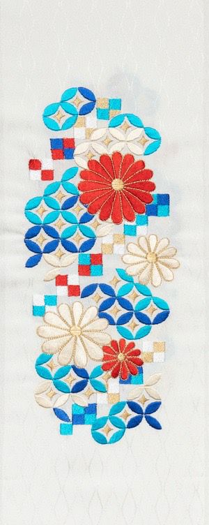 半衿 刺繍衿 友禅衿 白衿 半衿付け方 | さんび公式オンラインショップ