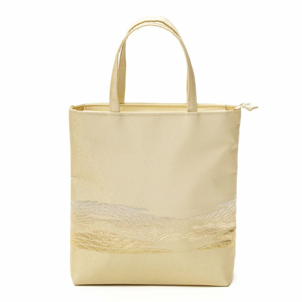 サブバッグ縦型 No.2260 波柄 ポケット＆マグネット付 さんび 日本製