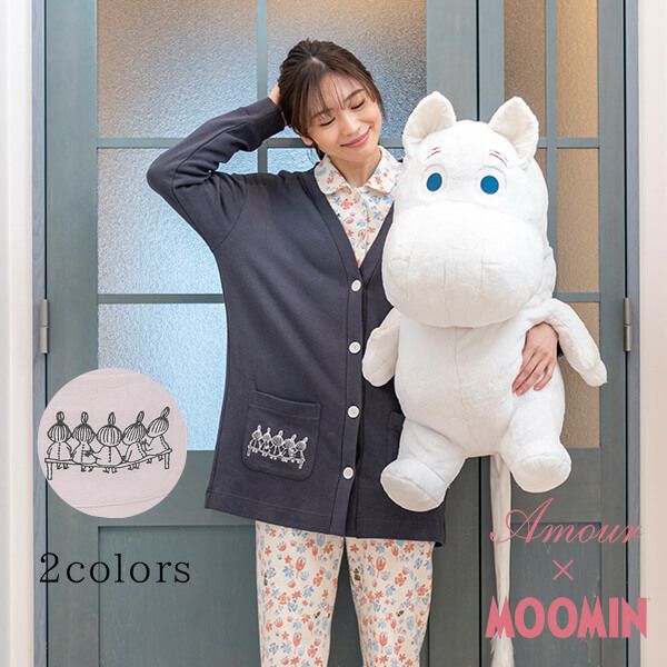 MOOMIN ムーミン】×【Amour アムール】婦人パジャマ ふんわりフリー