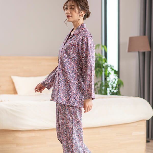 リバティプリント】タナローン パジャマ レディース 春 秋 部屋着 綿