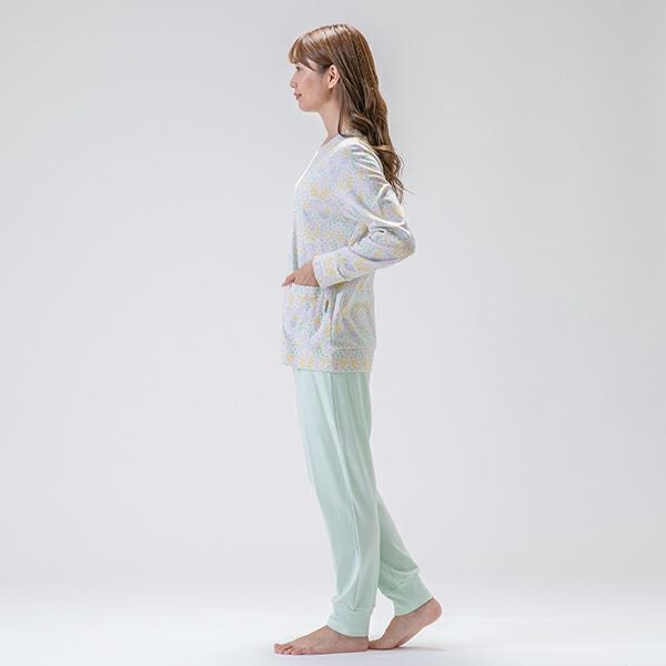 Amour1886】×【点と線模様製作所】 スムース ニット プリント パジャマ