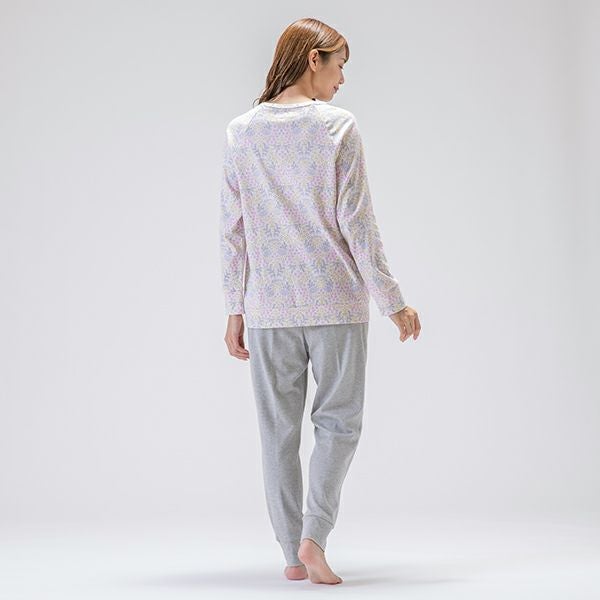 Amour1886】×【点と線模様製作所】 スムース ニット プリント パジャマ