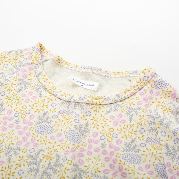 Amour1886】×【点と線模様製作所】 スムース ニット プリント パジャマ