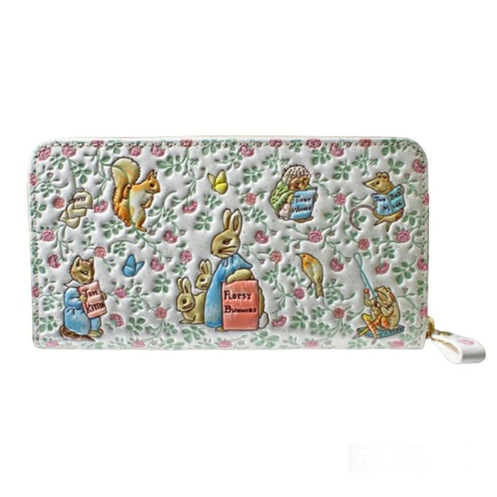 ラウンド長財布 ピーターラビット 【フレンズ】 革 長財布 サイフ