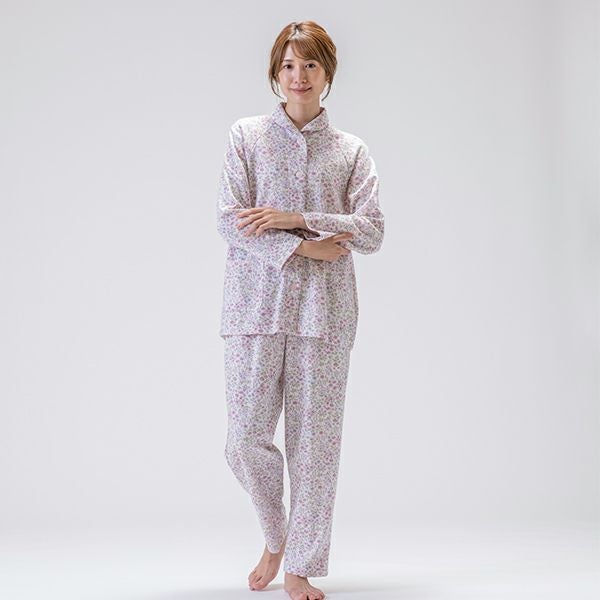 【箱なし】新品　中国お土産　100%シルク 花模様　パジャマ L 上下セット 楽天市場】シルク100% パジャマ 上下セット レディース シルクパジャマ