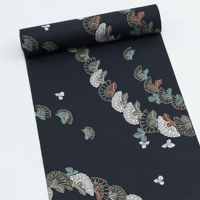 東レシルックきもの 大久保信子流きもの 「菊扇面」 | arakawa ONLINE SHOP