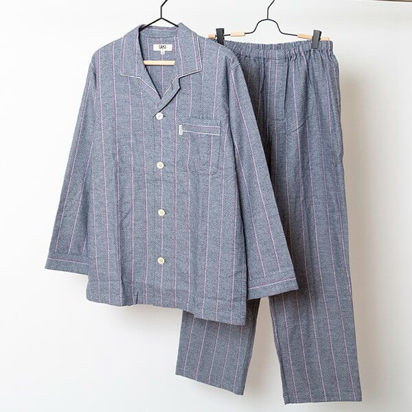 紳士] 40サテンプリント パジャマ 【DAKS】ダックス パジャマ 日本製