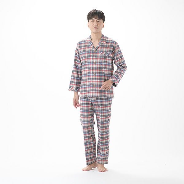 DAKS】［紳士］甘撚り起毛ネル パジャマ | arakawa ONLINE SHOP