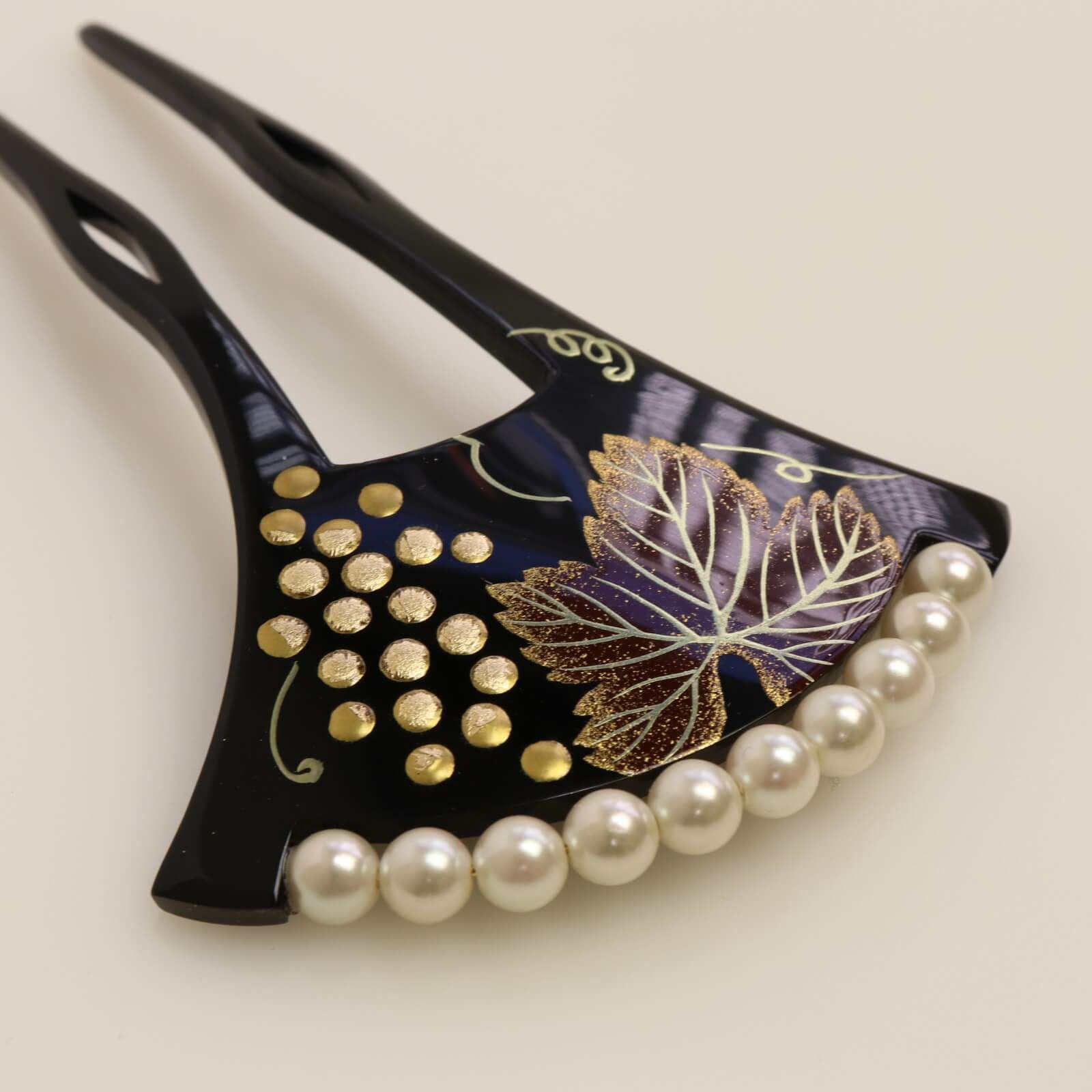 かんざし　三点セット 髪飾り 和装小物 金蒔絵　簪 アンティーク 金蒔絵 | べっ甲かんざし・髪飾り・和装小物専門店 銀座かなめ屋