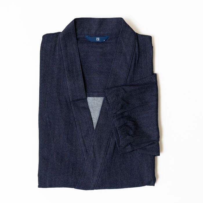 さんび】 デニム作務衣 No.320 LL 児島デニム 濃紺 日本製 | arakawa