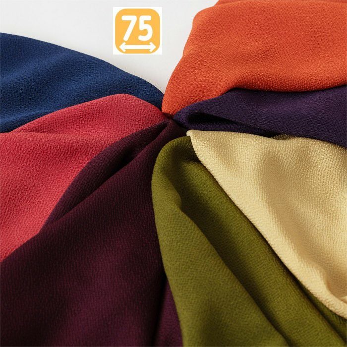 二四幅（90cm幅） 正絹ちりめん無地風呂敷 選べる7配色 ふろしき 京都