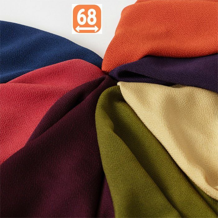 二四幅（90cm幅） 正絹ちりめん無地風呂敷 選べる7配色 ふろしき 京都