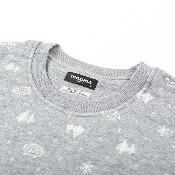 renoma レノマ】 先染 ニットキルト ハリネズミ / 無地 秋冬春用