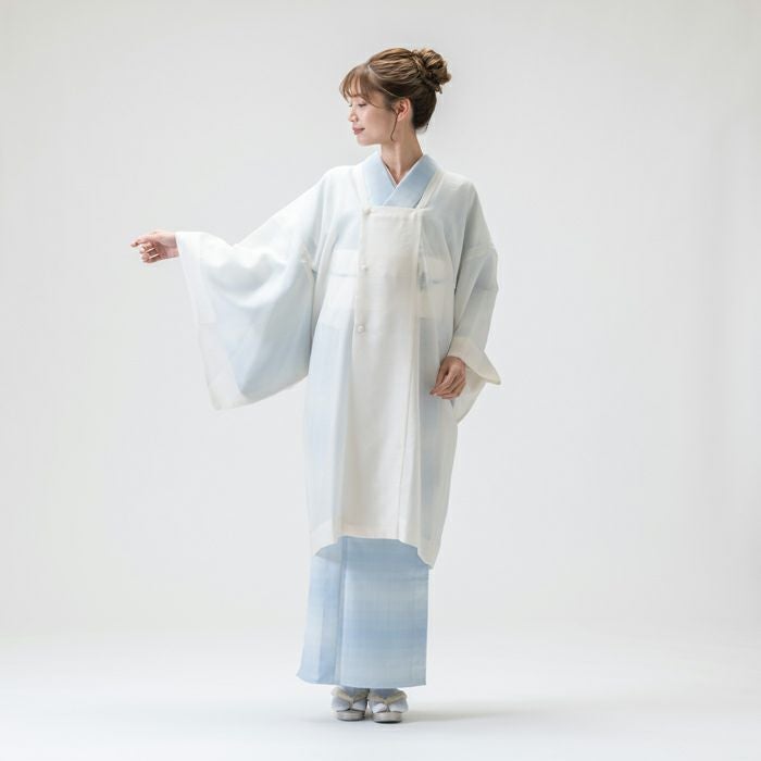「縁」151ｃｍ～158ｃｍ 防寒用 道行コート 正絹 Ｕ１９６ 防寒ハーフコート(ブルート) 65100 | WORKWEAR LAB/ワークウエア・ラボ