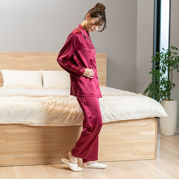 mila schon】 ミラ・ショーン シルクサテン レディース パジャマ 定番