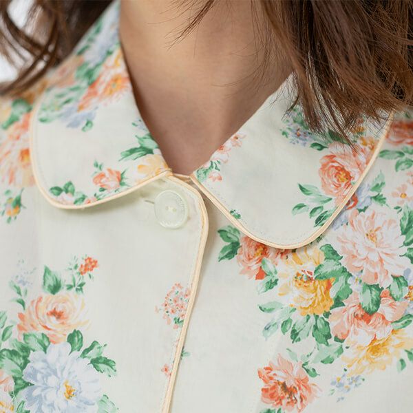 mila schon】ミラ・ショーン サテン 花柄プリントレディース パジャマ