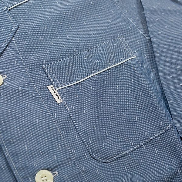 DAKS】[紳士] ダックス ピケドットドビー上下セット メンズパジャマ 8