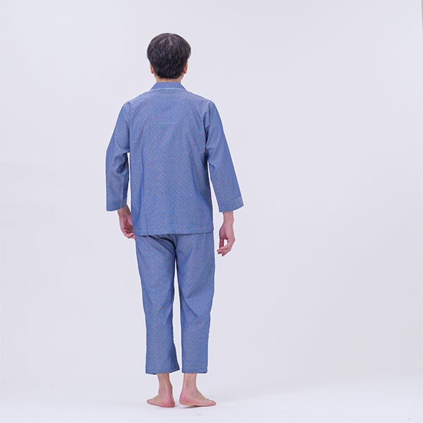 DAKS】[紳士] ダックス ピケドットドビー上下セット メンズパジャマ 8