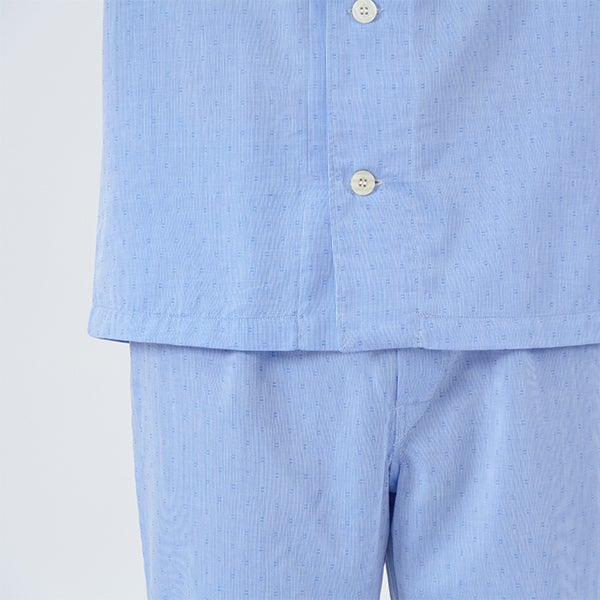 DAKS】[紳士] ダックス ピケドットドビー上下セット メンズパジャマ 8