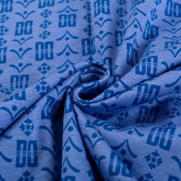 DAKS】スムースシルケットプリント レディース 上下セット 日本製