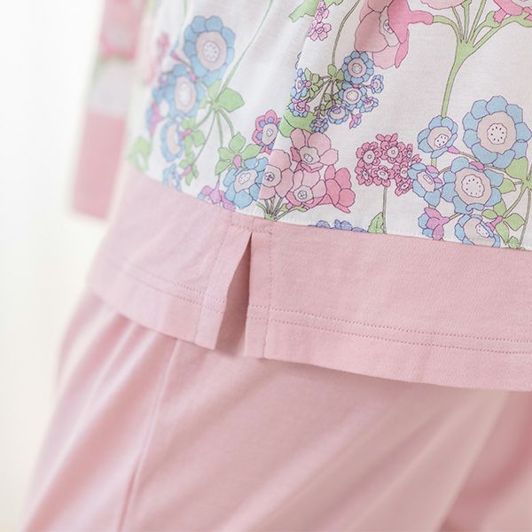 リバティプリント】[Liberty] 天竺プリント 夏用プルオーバーパジャマ