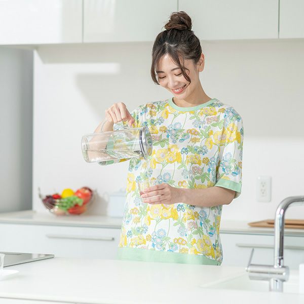 リバティプリント】[Liberty] 天竺プリント 夏用プルオーバーパジャマ