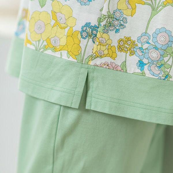 リバティプリント】[Liberty] 天竺プリント 夏用プルオーバーパジャマ