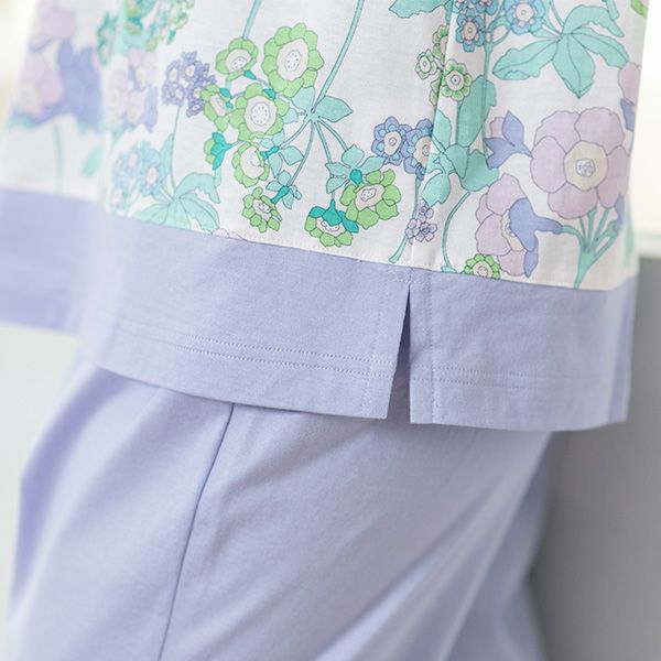 リバティプリント】[Liberty] 天竺プリント 夏用プルオーバーパジャマ