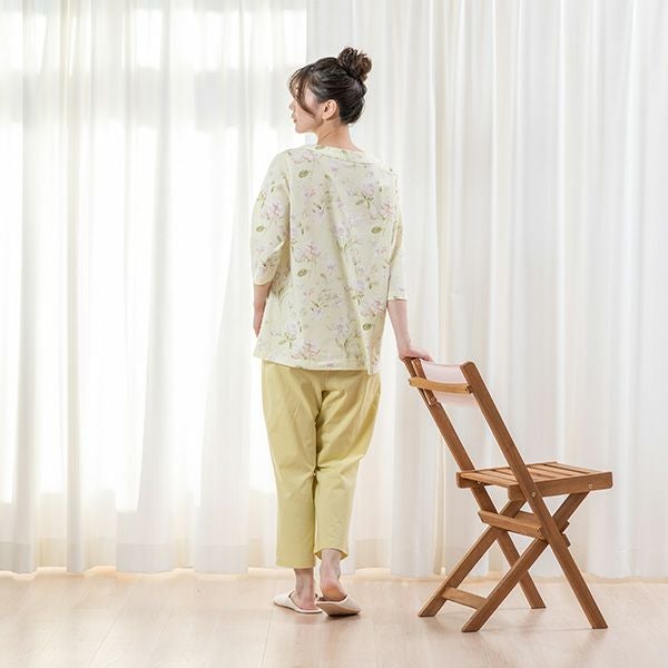 mila schon】本強撚 天竺 花柄 プリント レディース 夏用 パジャマ