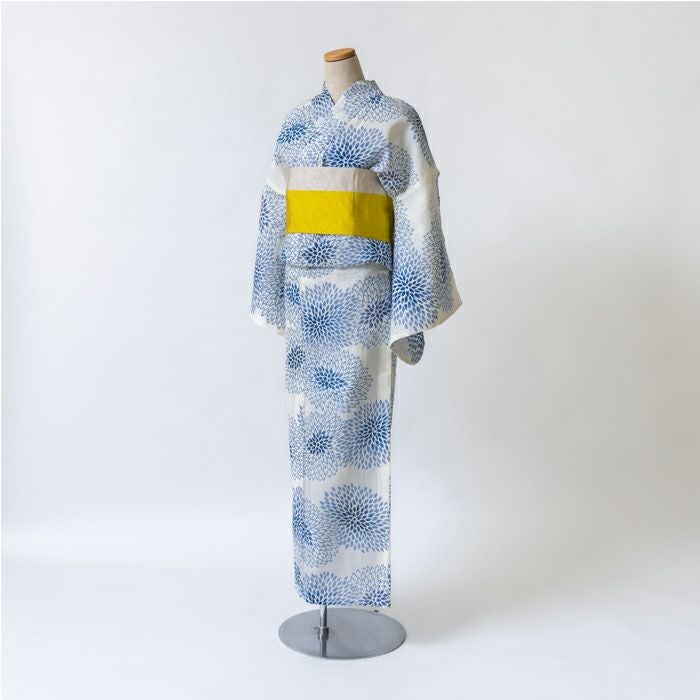 kifkif×古今 浴衣 百合 （柑子色） 仕立て上がり 日本製 | arakawa