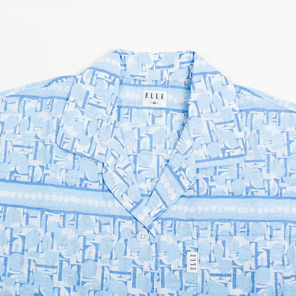 ELLE/エル】 80リップルプリント レディス 夏用 パジャマ （ルーム