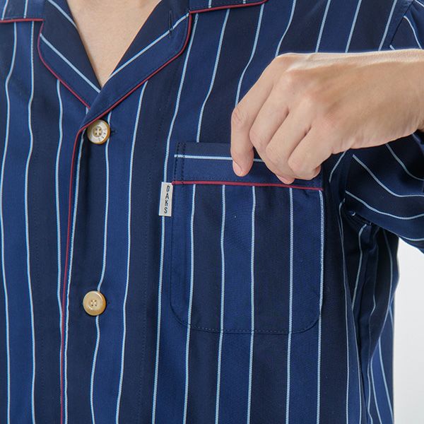 DAKS】サテン ストライプ柄 メンズパジャマ 日本製 | arakawa ONLINE SHOP