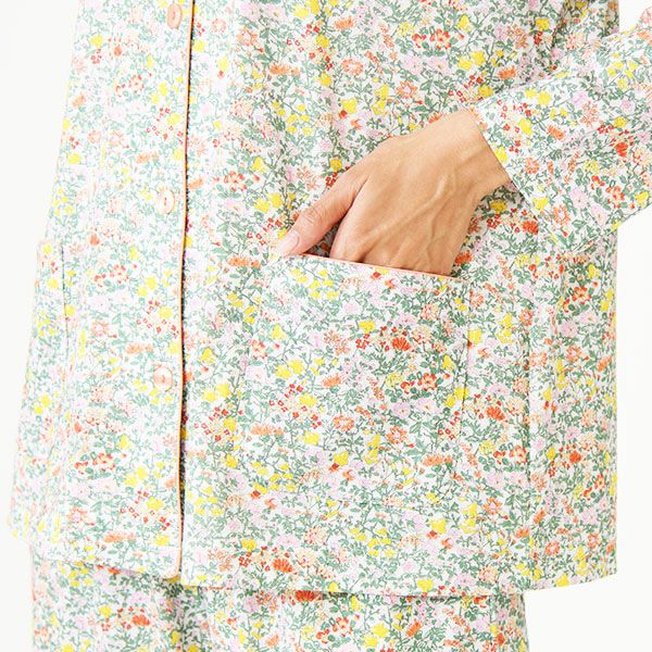 【新品】リバティ LIBERTY fabric　春秋物パジャマ（LP）A18 LIBERTY] リバティプリント 天竺プリント レディース パジャマ