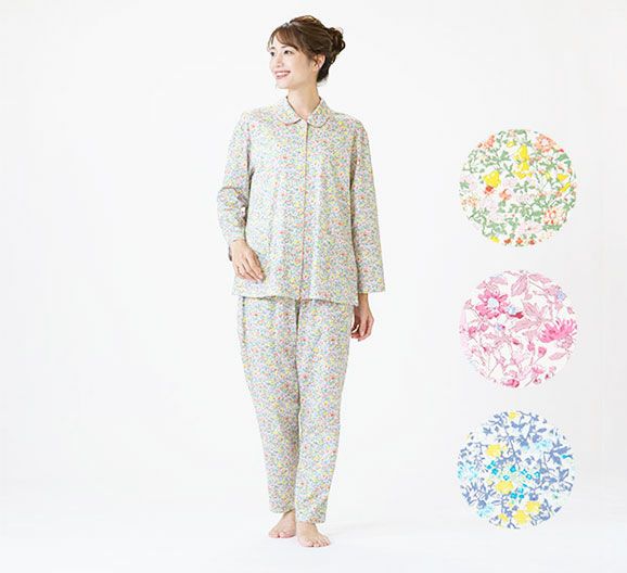 LIBERTY] リバティプリント 天竺プリント レディース パジャマ