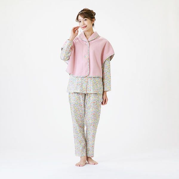 LIBERTY] フリース無地 部分柄 花柄 羽織物 肩当て | arakawa ONLINE SHOP