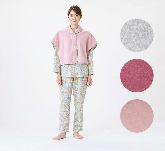 LIBERTY] フリース無地 部分柄 花柄 羽織物 肩当て | arakawa ONLINE SHOP