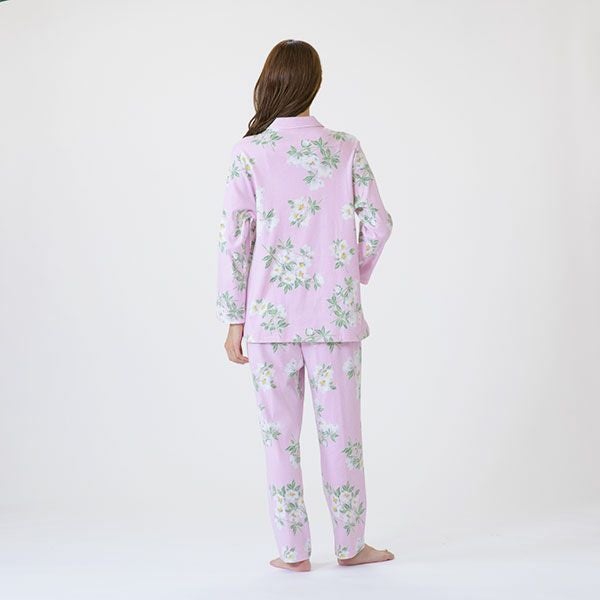 スムースプリント（クリスマスローズ）パジャマ | arakawa ONLINE SHOP