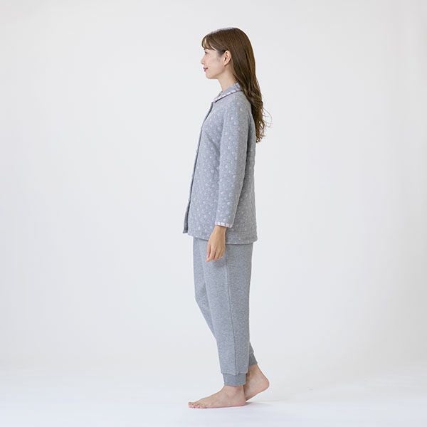 エイトロック プリント 中小花柄 レディス 上下セット パジャマ