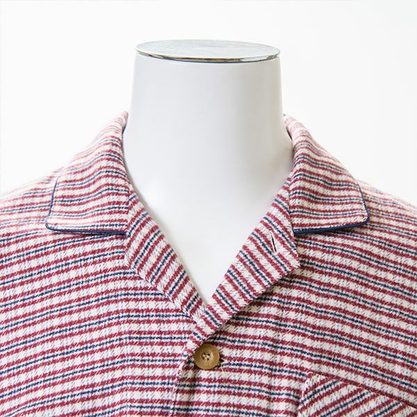 甘撚ネル 小チェック柄 メンズ 上下セット パジャマ | arakawa ONLINE SHOP